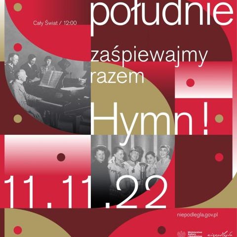 Zapraszamy do udziału w akcji Niepodległa do hymnu.