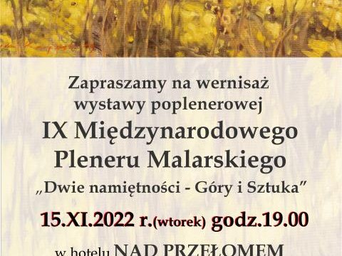 Wernisaż wystawy poplenerowej w Sromowcach Niżnych