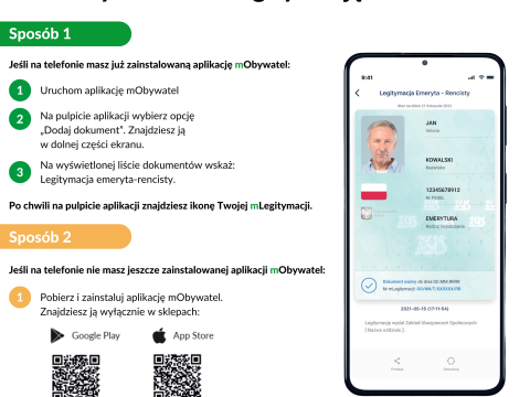 ZUS: mLegitymacja emeryta-rencisty