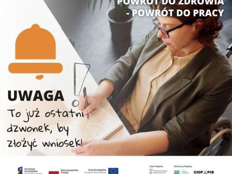 To już ostatni dzwonek by złożyć wniosek!