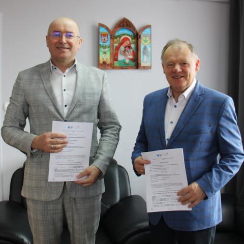 Podpisanie umowy z Przedsiębiorstwem Kamieniarskim „Wolski” z Kluszkowiec.