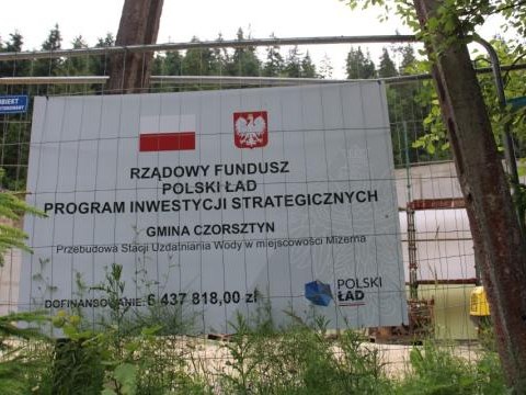 Z wizytą na terenie budowy Nowej Stacji Uzdatniania Wody w Mizernej