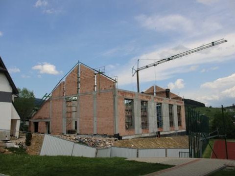 Powstaje sala gimnastyczna w Kluszkowcach