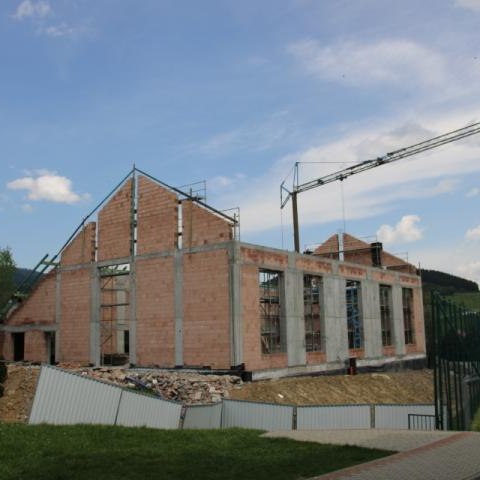 Powstaje sala gimnastyczna w Kluszkowcach