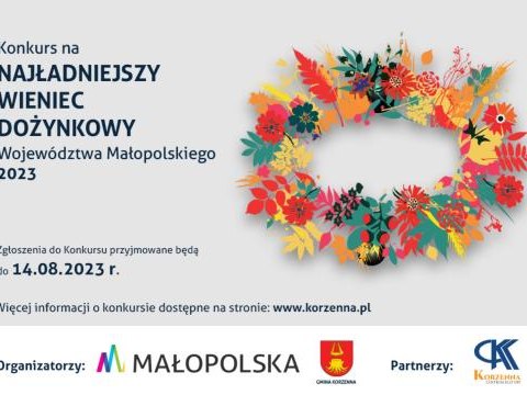 Konkurs na najładniejszy Wieniec Dożynkowy Województwa Małopolskiego ogłoszony