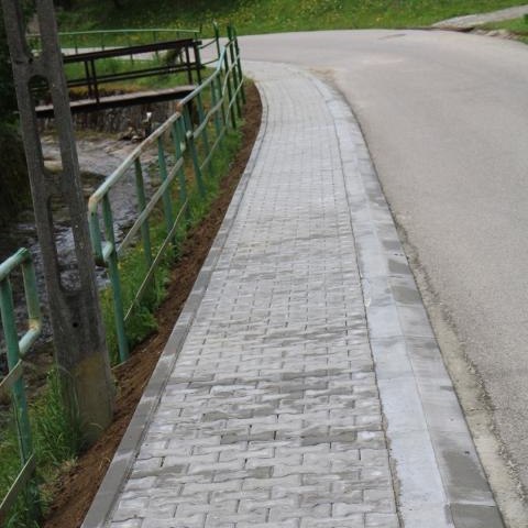 Nowy chodnik w Mizernej już gotowy