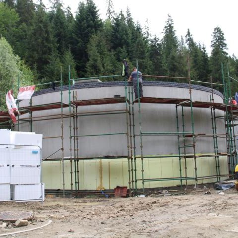 Kolejny etap prac na terenie budowy Stacji Uzdatniania Wody w Mizernej