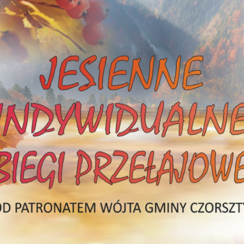 Jesienne indywidualne biegi przełajowe dzieci i młodzieży w Sromowcach Niżnych