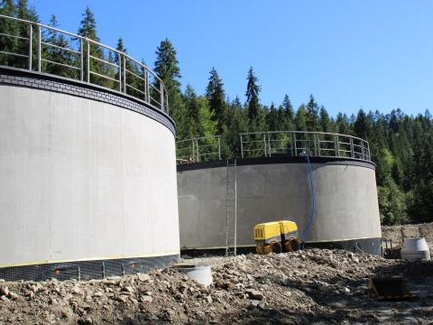 Kolejny etap prac budowy Stacji Budowy Uzdatniania Wody w Mizernej