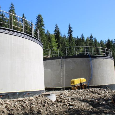 Kolejny etap prac budowy Stacji Budowy Uzdatniania Wody w Mizernej