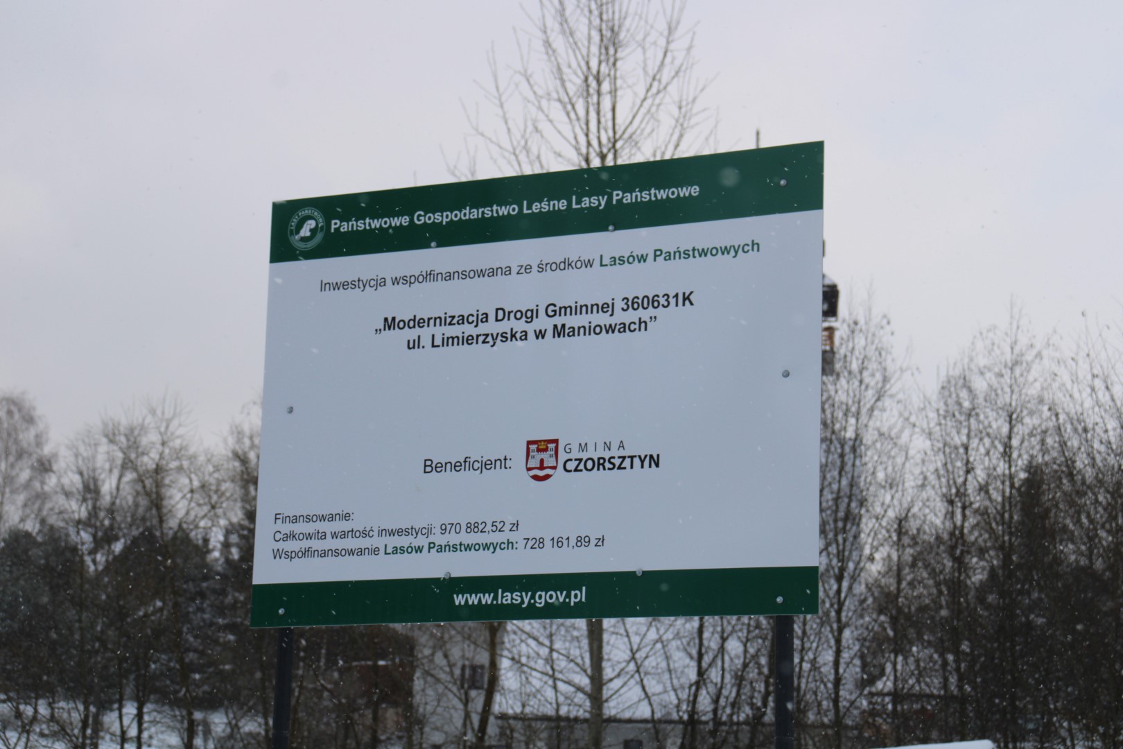 Otwarcie drogi gminnej – ul. Limierzyska w Maniowach