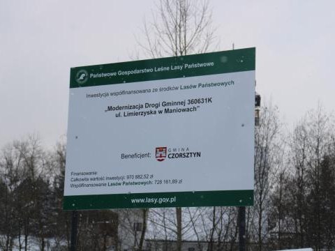 Otwarcie drogi gminnej – ul. Limierzyska w Maniowach