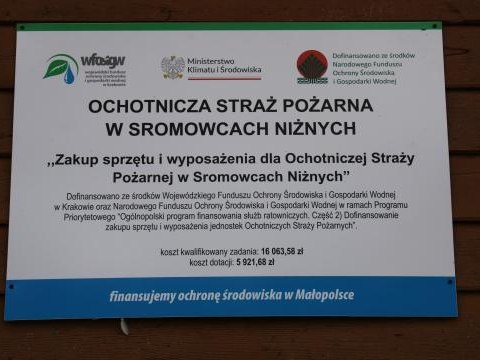 Nowy sprzęt w jednostce OSP Sromowce Niżne