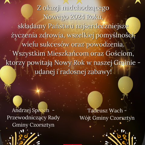 Wszystkiego dobrego w Nowym Roku!