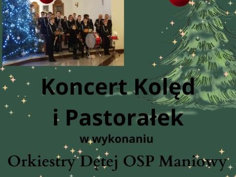 Orkiestra Dęta OSP Maniowy z kolędą