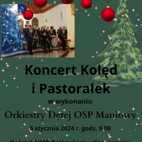 Orkiestra Dęta OSP Maniowy z kolędą