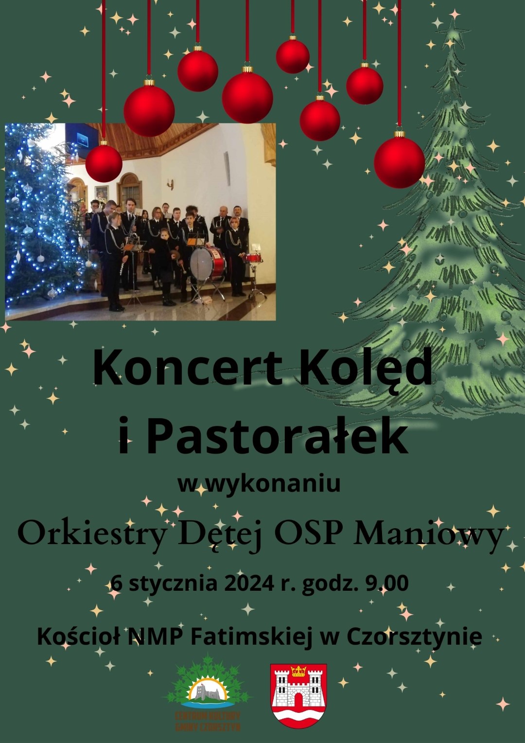 Orkiestra Dęta OSP Maniowy z kolędą