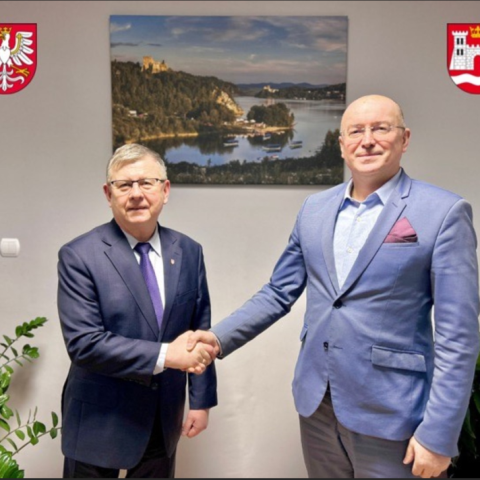 Wizyta Marszałka Województwa Małopolskiego Witolda Kozłowskiego w Gminie Czorsztyn