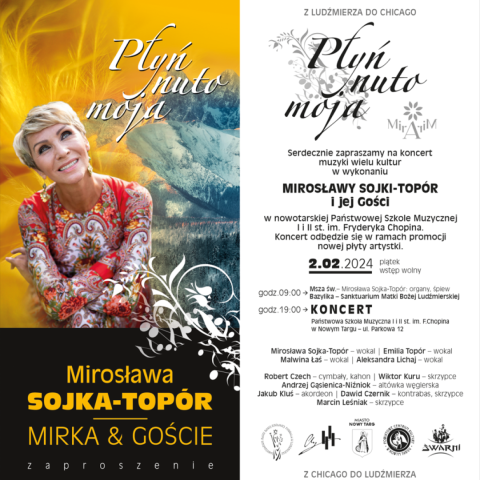 Zaproszenie na koncert muzyki wielu kultur