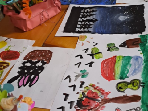 Malowanie na choć czym w Sromowcach Wyżnych