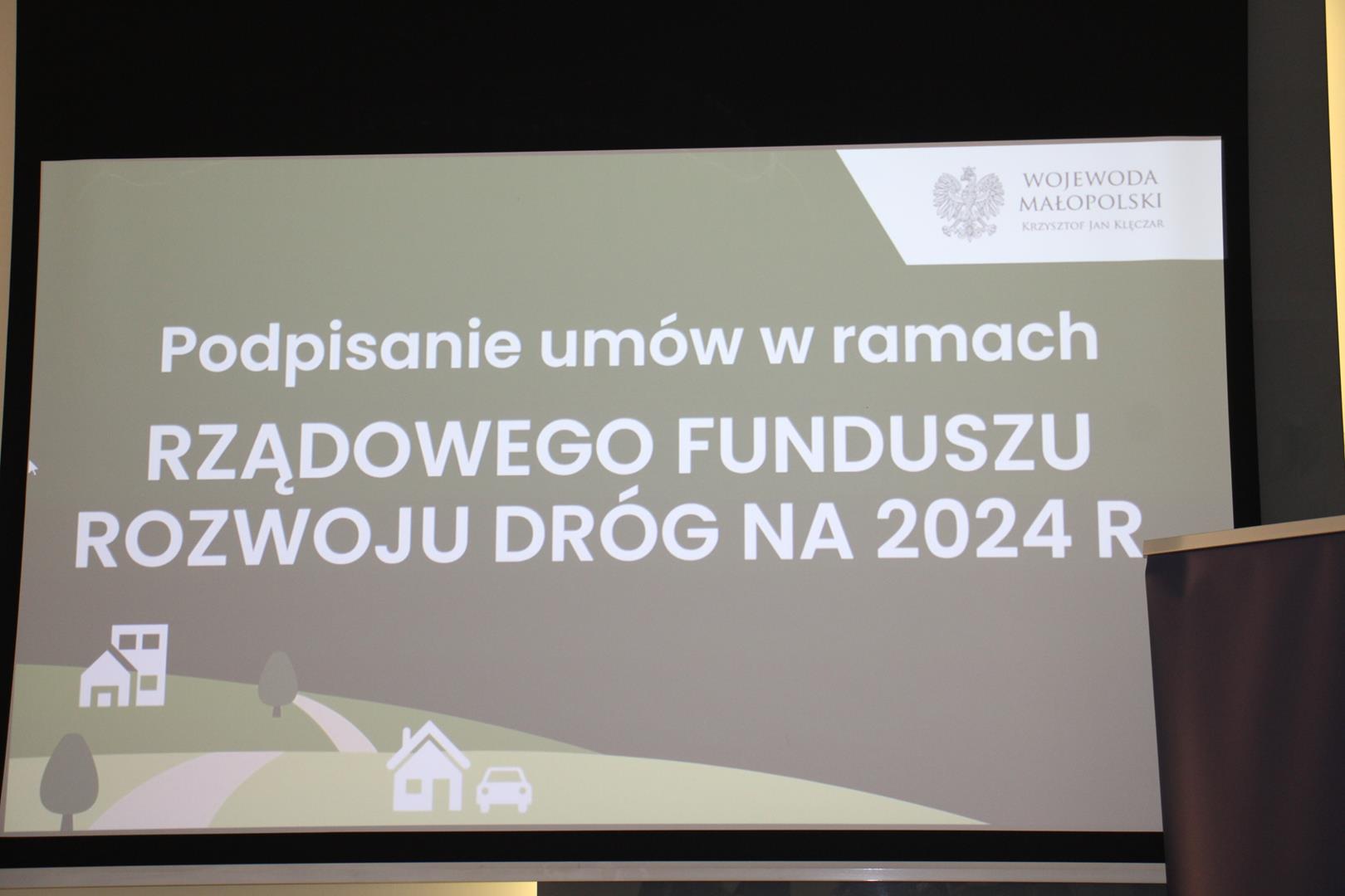 Wojewoda Małopolski podpisał umowy na inwestycje drogowe