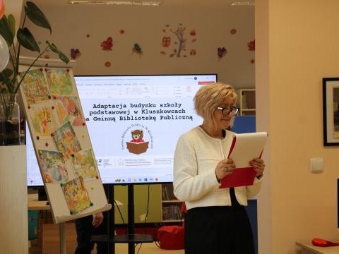 Otwarcie nowej siedziby Gminnej Biblioteki Publicznej w Kluszkowcach