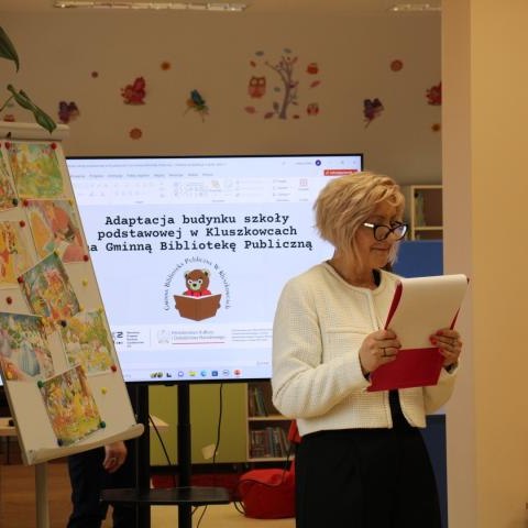 Otwarcie nowej siedziby Gminnej Biblioteki Publicznej w Kluszkowcach