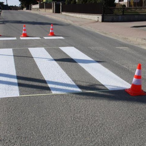 Odnawianie oznakowania poziomego na terenie sołectw w Gminie Czorsztyn