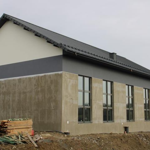 Kolejny etap prac w sali gimnastycznej w Kluszkowcach