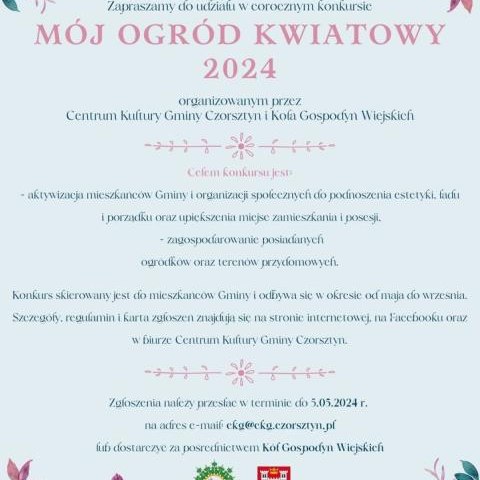 Konkurs na najpiękniejszy ogródek kwiatowy