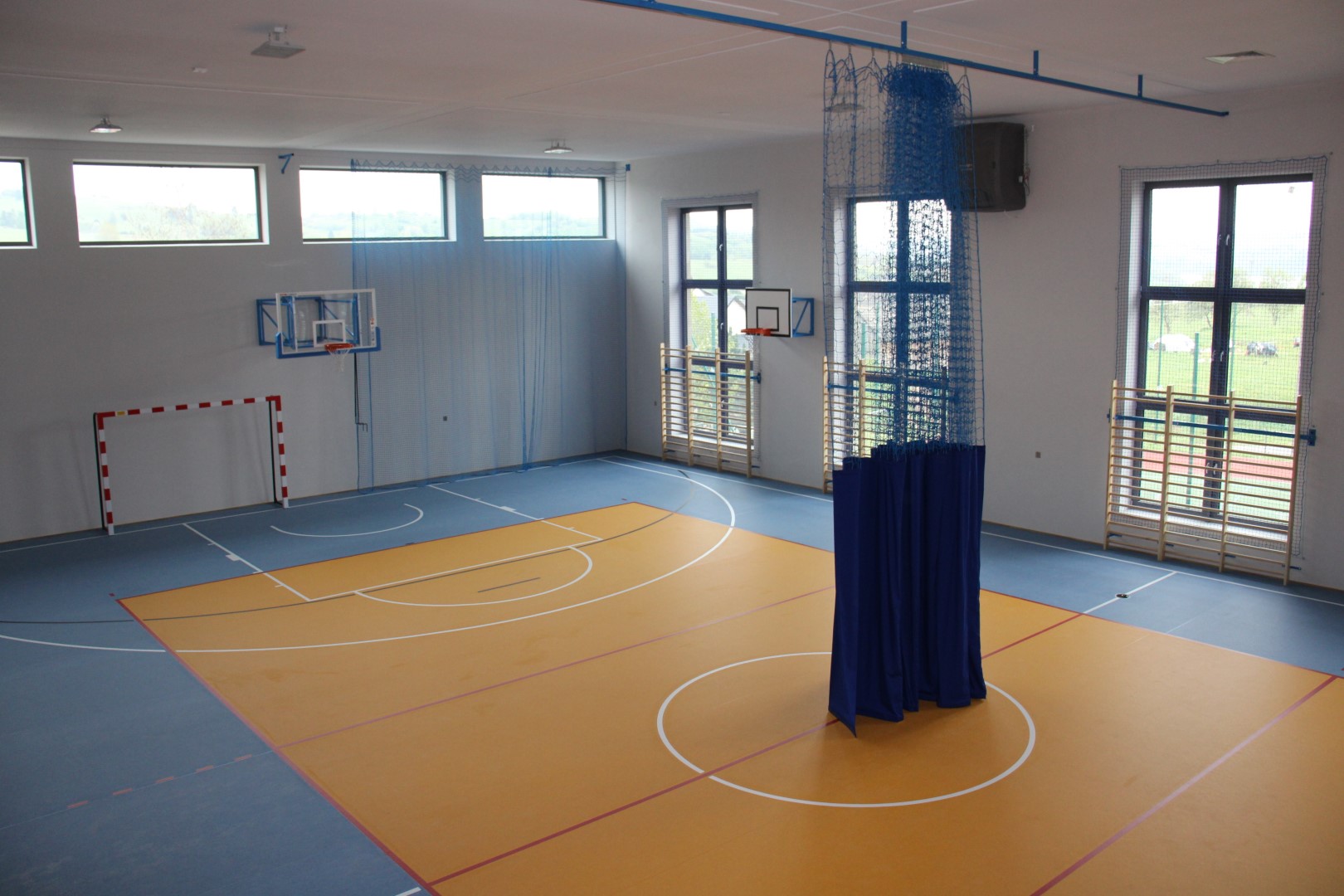 Sala gimnastyczna w Kluszkowcach coraz bliżej oddania do użytku
