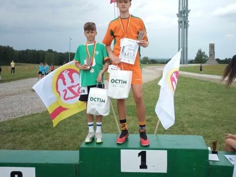 Zawodnicy z Gminy Czorsztyn na podium w III Ogólnopolskim Grunwaldzkim Biegu Przełajowym