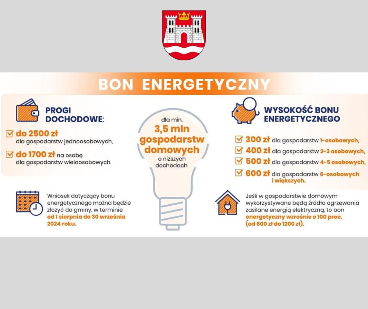 Komunikat w sprawie Bonu energetycznego