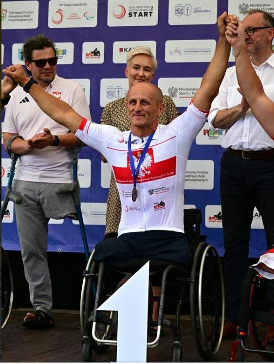Krzysztof Plewa i Witold Skupień z medalami Mistrzostw Polski w Parakolarstwie Szosowym