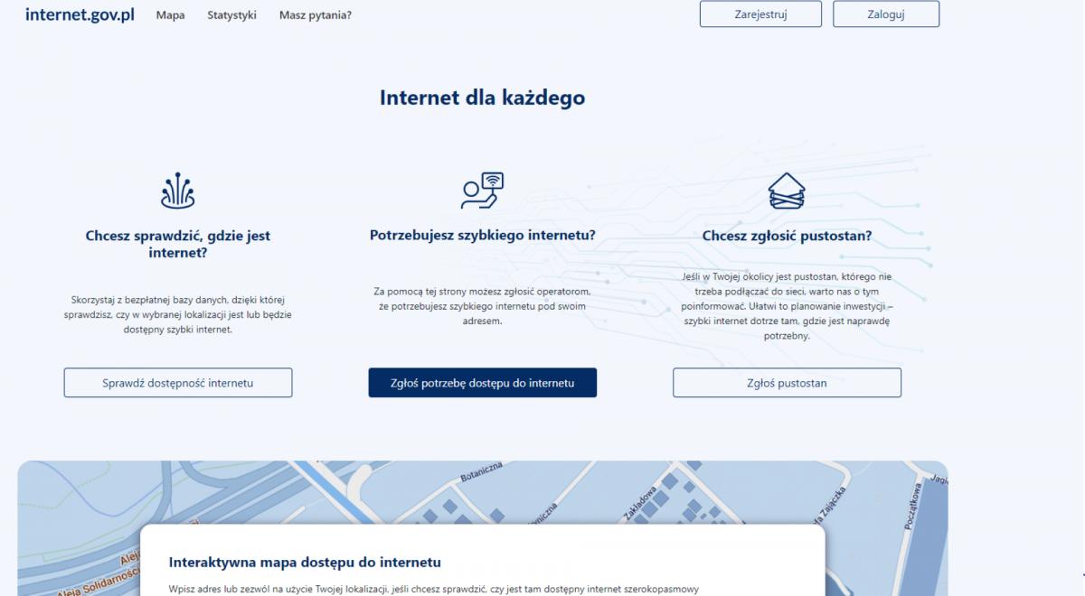 Gmina Czorsztyn objęta ogólnopolskim  programem  szybkiego internetu na obszarach 