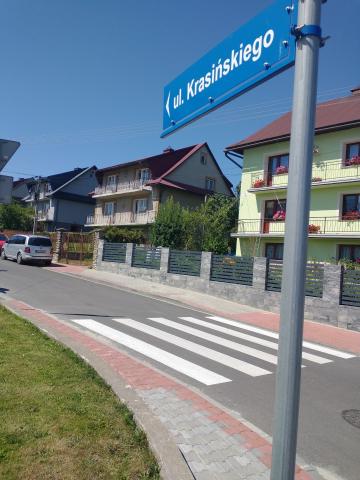 Zakończono prace remontowe na ulicach Krasińskiego i Kraszewskiego w Maniowach