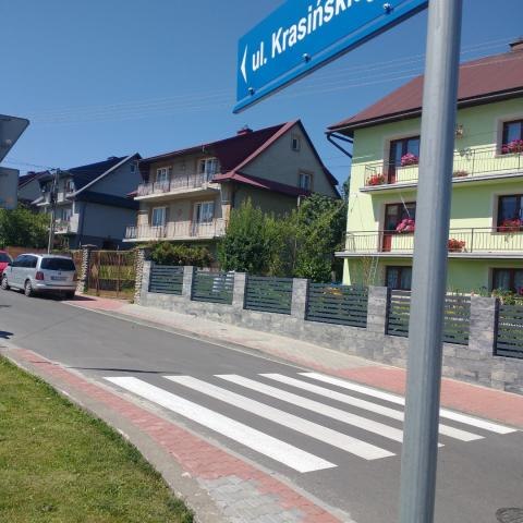 Zakończono prace remontowe na ulicach Krasińskiego i Kraszewskiego w Maniowach