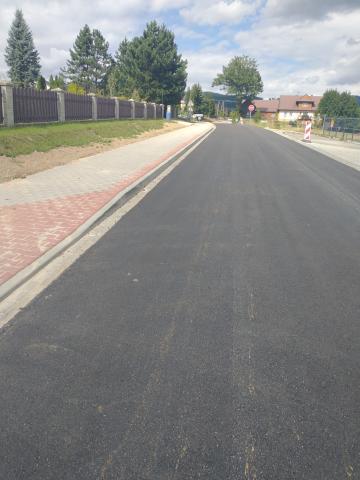 Przebudowa drogi gminnej w Mizernej prawie ukończona