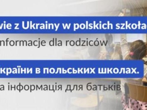 Obowiązek szkolny i obowiązek nauki dla dzieci i młodzieży z Ukrainy