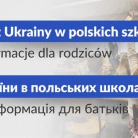 Obowiązek szkolny i obowiązek nauki dla dzieci i młodzieży z Ukrainy
