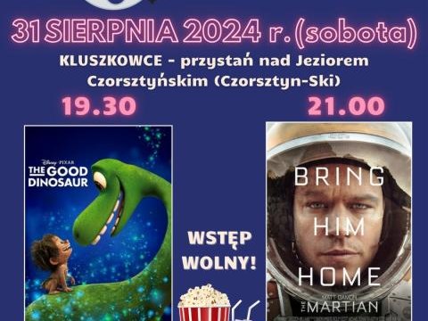 Kino plenerowe nad Jeziorem Czorsztyńskim