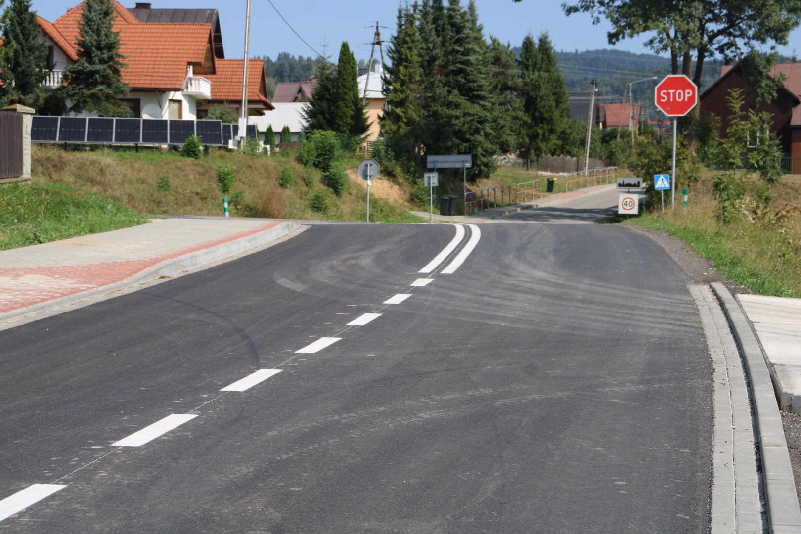 Droga gminna w Mizernej już przebudowana