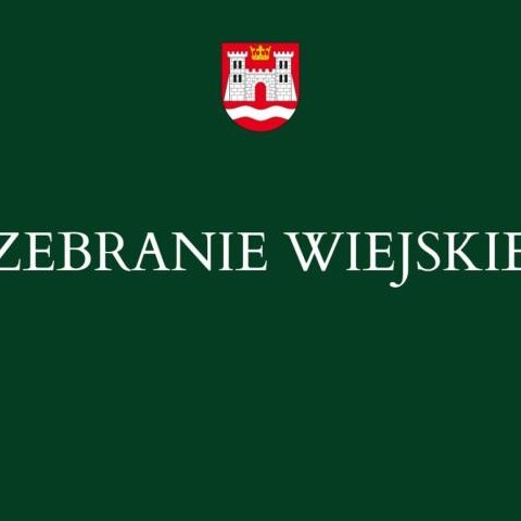 Terminy zebrań wiejskich w sołectwach na terenie Gminy Czorsztyn