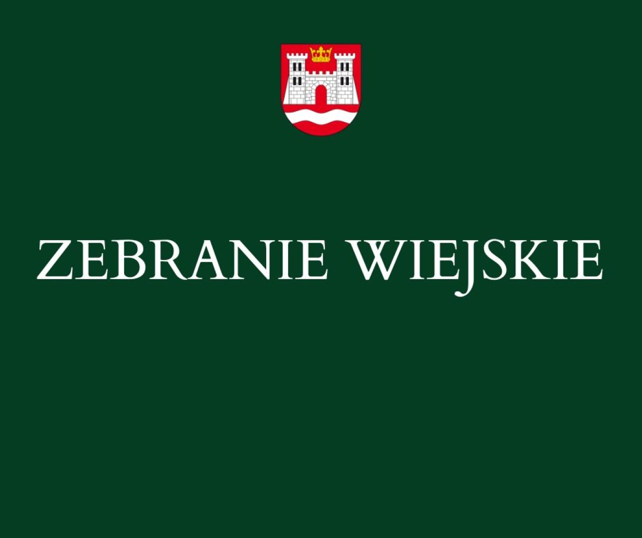 Terminy zebrań wiejskich w sołectwach na terenie Gminy Czorsztyn