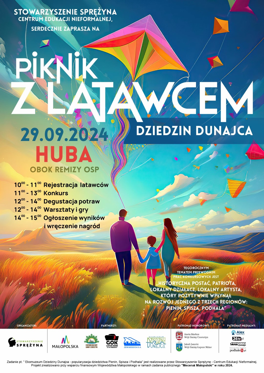 Zapraszamy do Huby na Piknik z latawcem