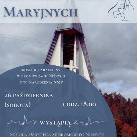Koncert Pieśni Maryjnych w Sromowcach Niżnych