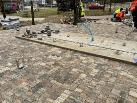 Trwają prace związane z budową tężni w Maniowach