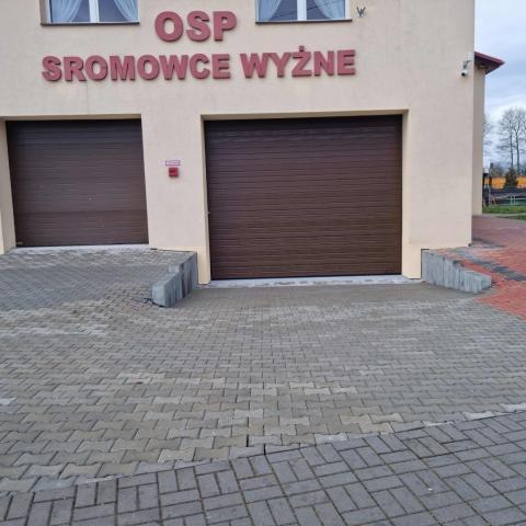 Garaż w remizie OSP w Sromowcach Wyżnych został wyremontowany