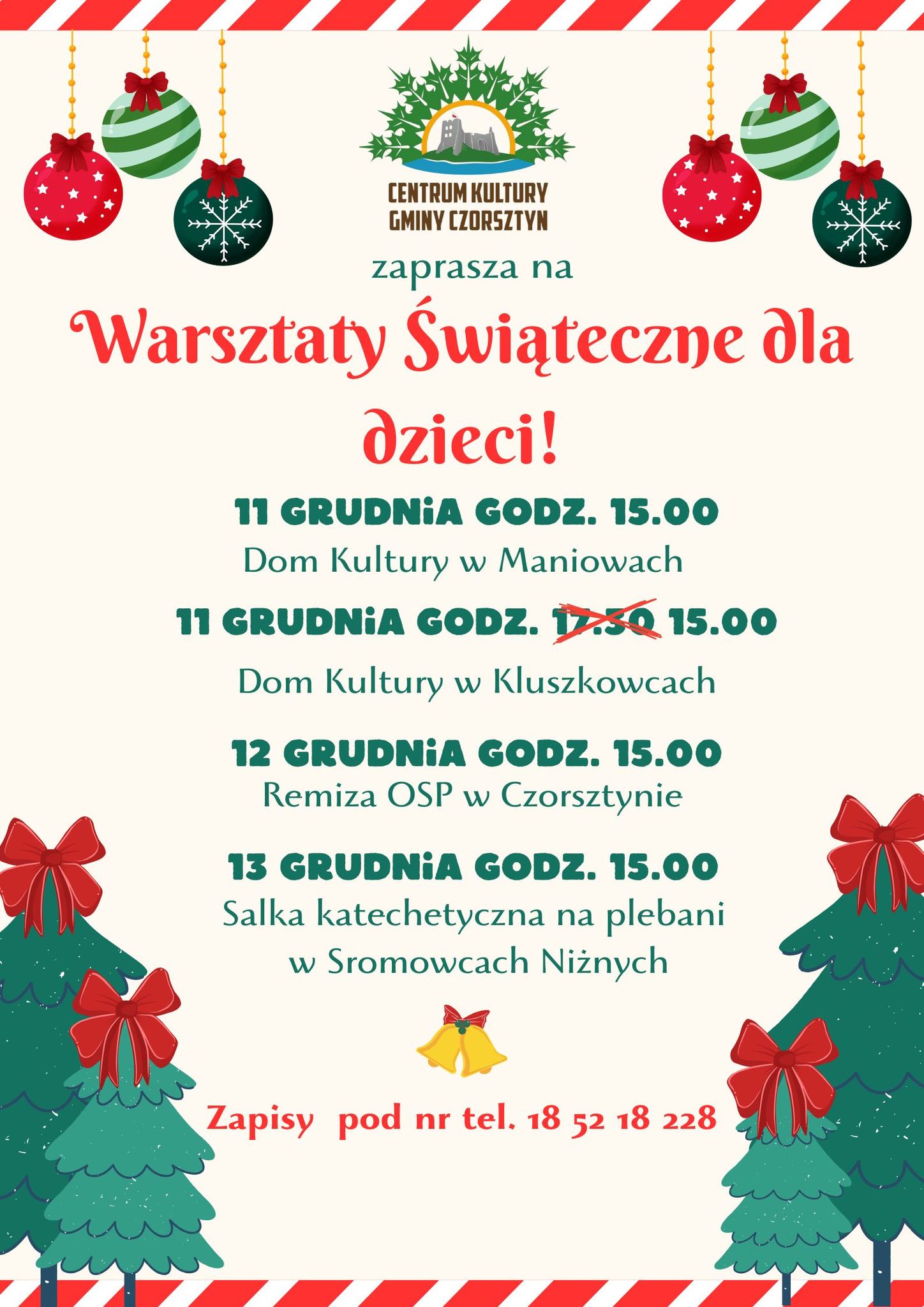 Warsztaty Świąteczne dla Dzieci! 