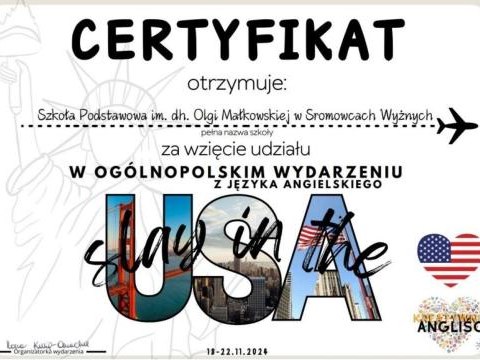 Slay in the USA – czyli szlifowanie języka angielskiego w Sromowcach Wyżnych